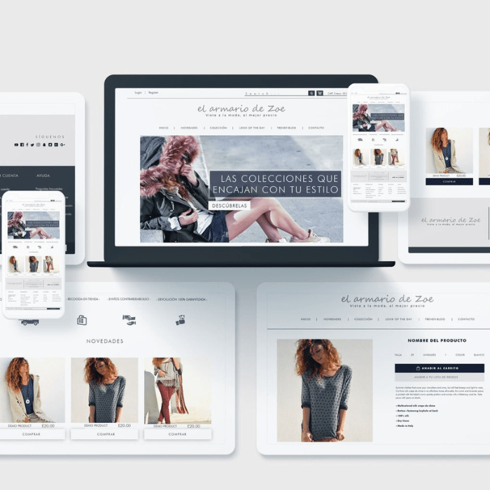 Apparel Clothing Store Website Design