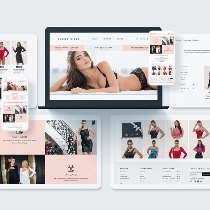 Clothing Store Website Design