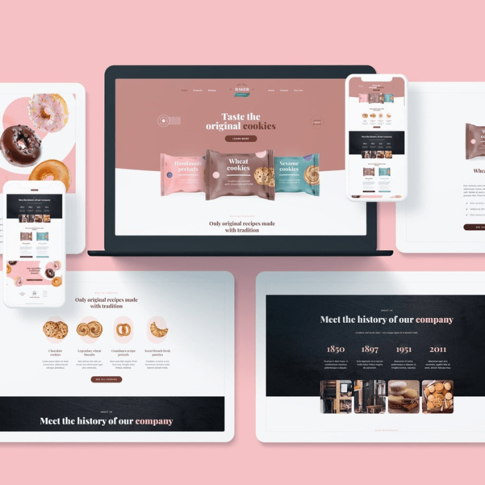 Food - Bakery Website Design
