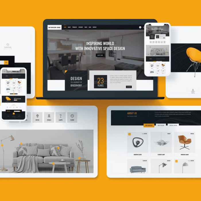 Interior Design Company Website Design