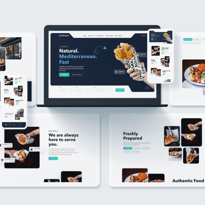 Restaurant - Food Website Design